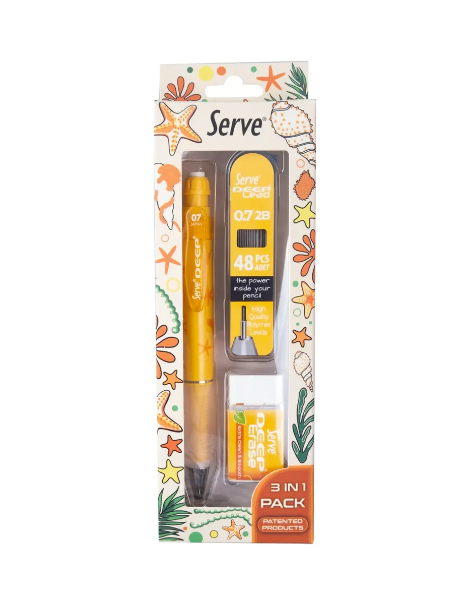 Deep — Deep Erase — Deep Min 3'lü Desenli Pastel Pet Ambalaj