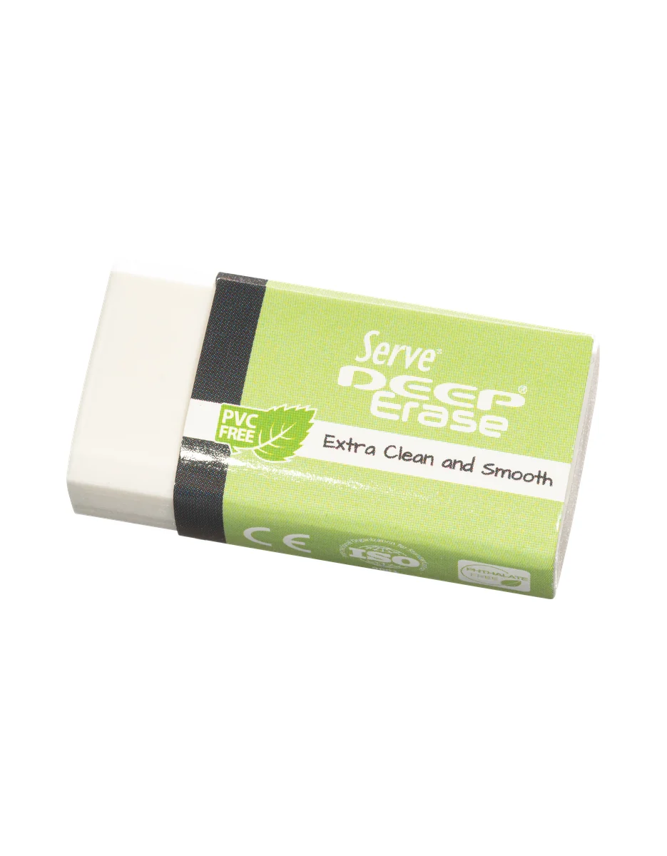 Deep Erase — PVC İçermeyen Beyaz Silgi